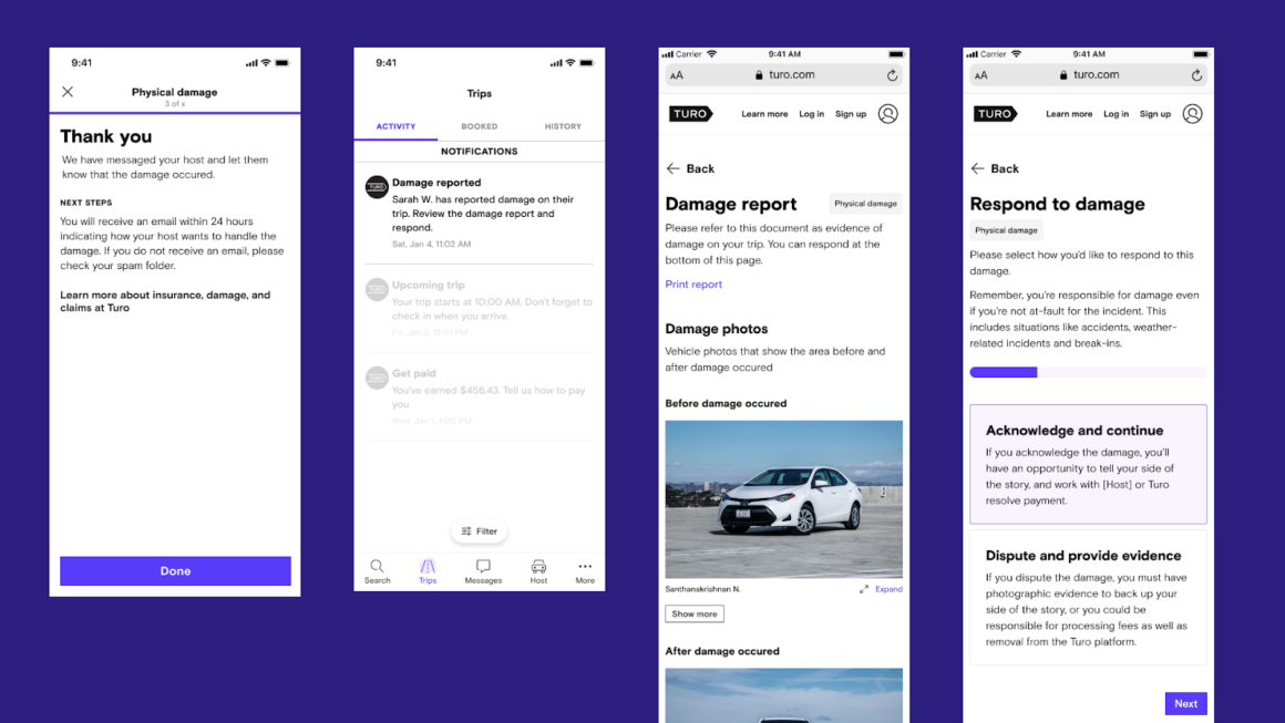Turo: Damage Reporting | Julian Jensen