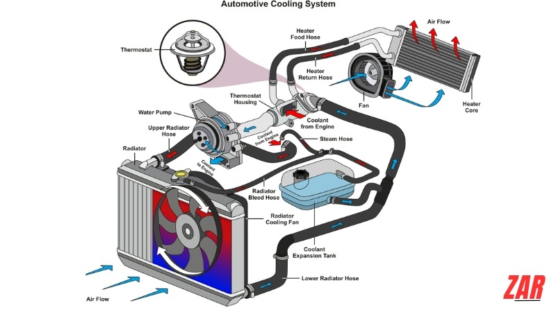 Main Components of the Cooling System | Silvertone